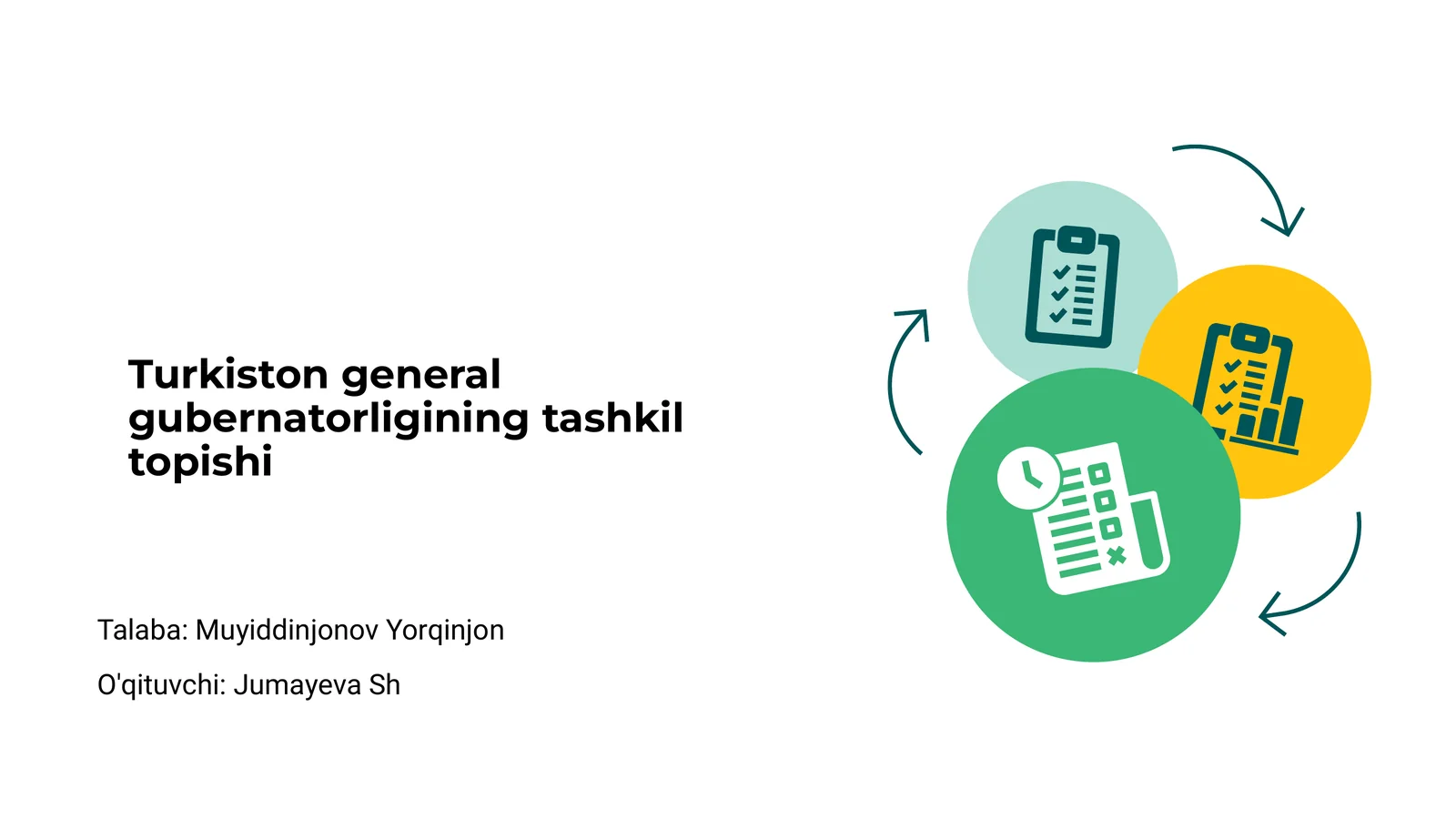 Turkiston general gubernatorligi tashkil topishi