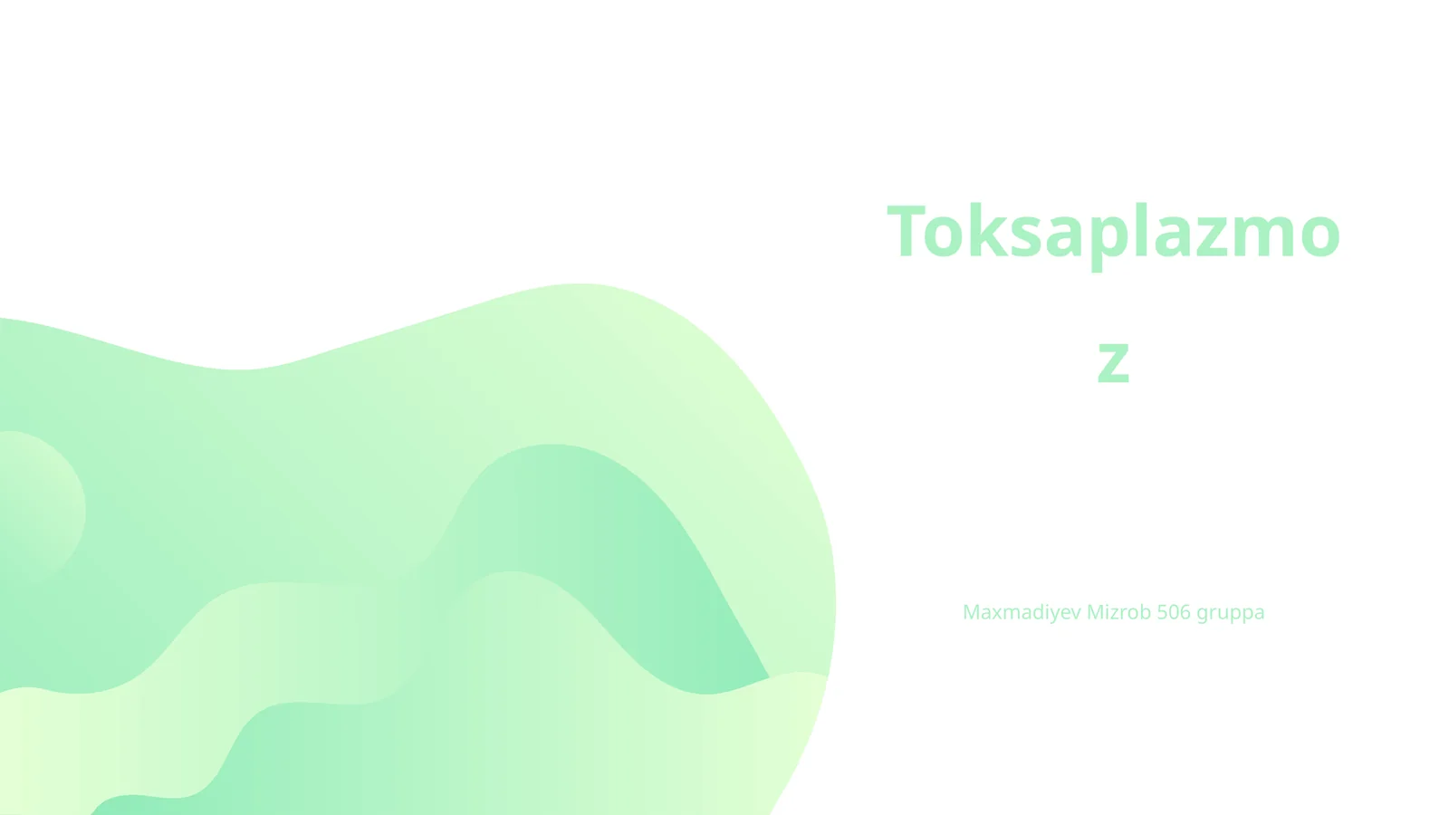 Toksaplazmoz