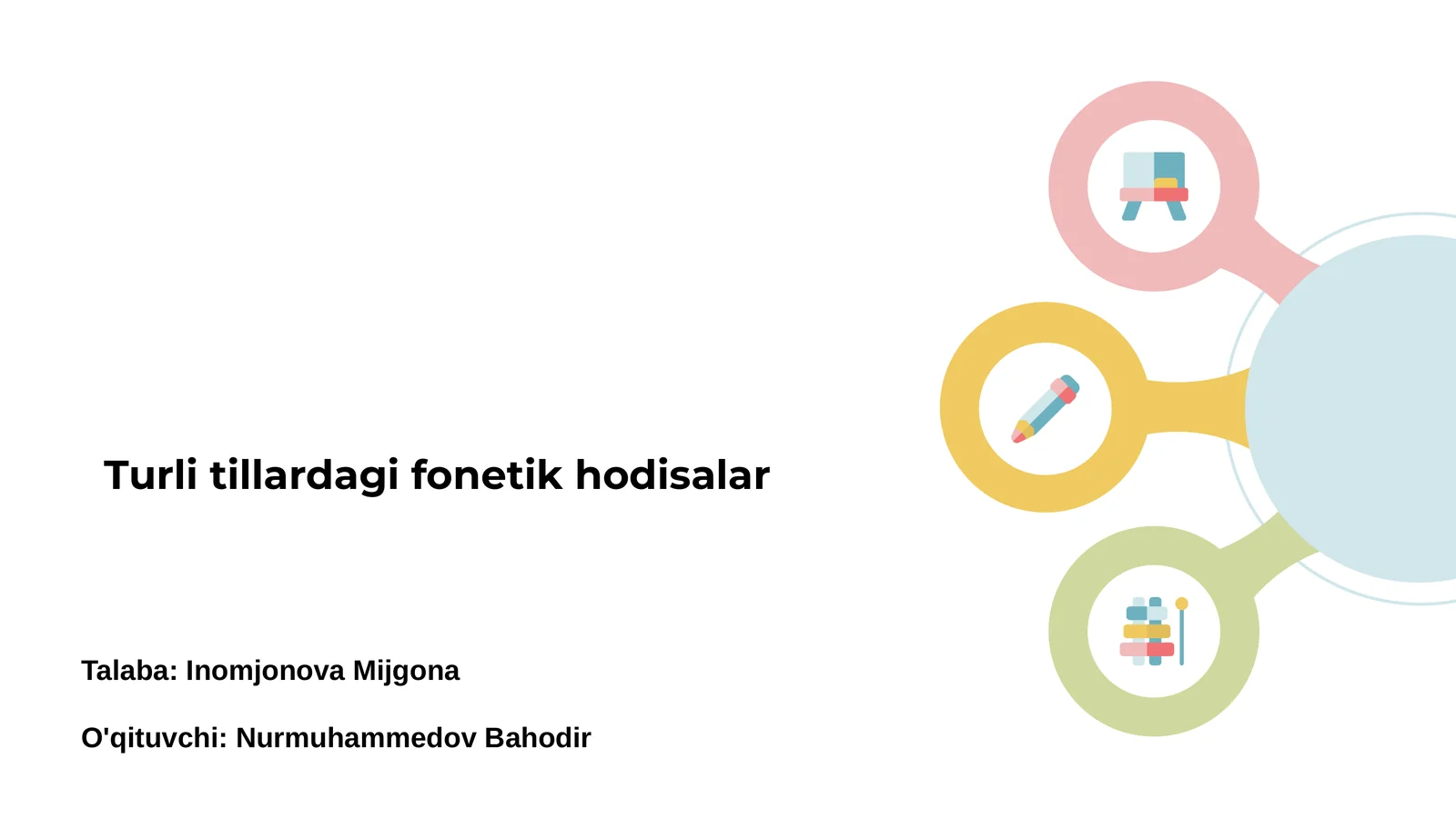Turli tillardagi fonetik hodisalar
