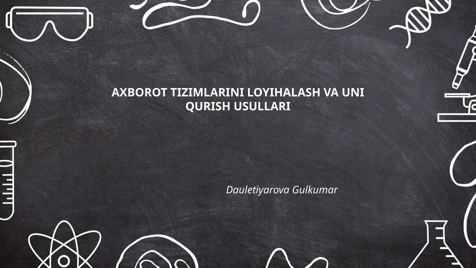 Axborot tizimlarini loyihalash metodologiyalari