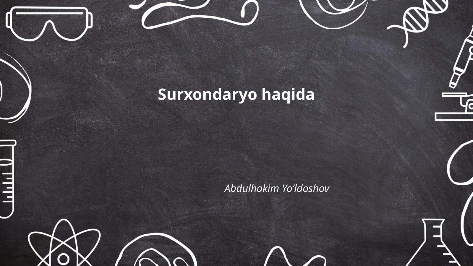 Surxondaryo haqida