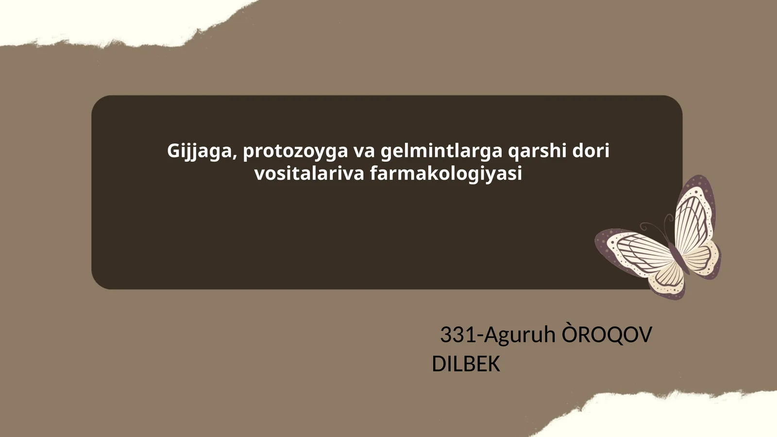 Gijjaga qarshi vositalar
