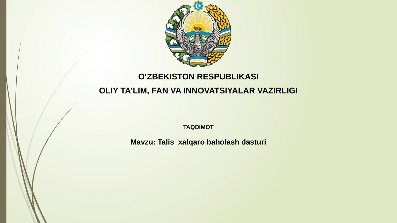 Talis xalqaro baholash dasturi