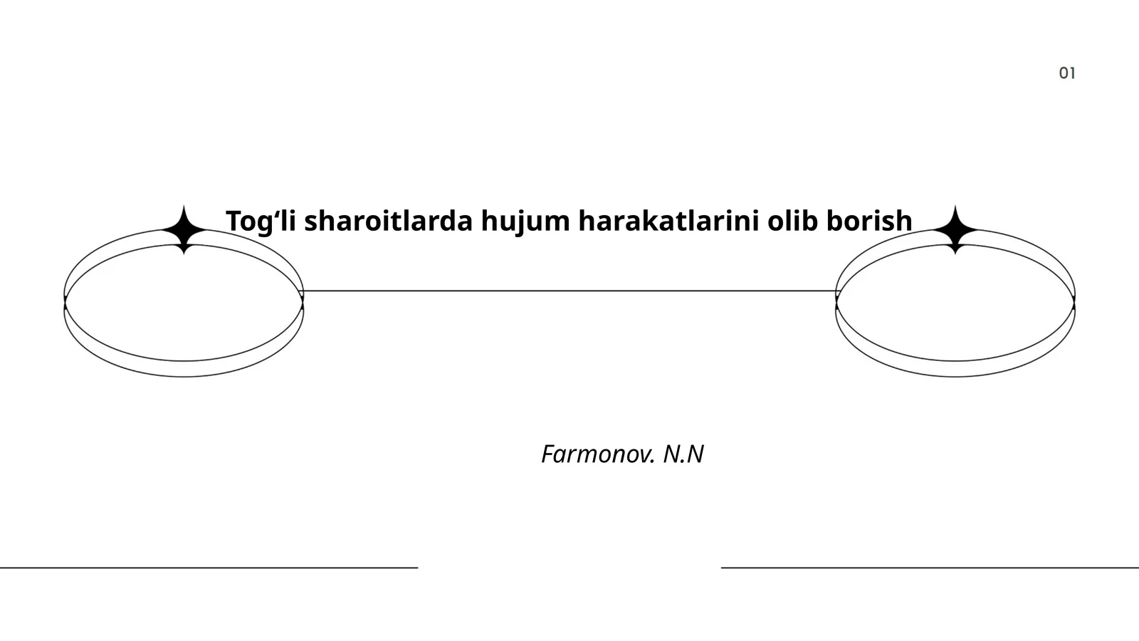 Togʻli sharoitlarda hujum harakatlarini olib borish