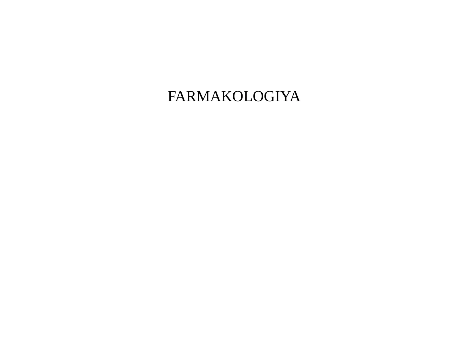 Sodda jonivorlarga qarshi vositalar.Sulfanilamidlarprepartlari