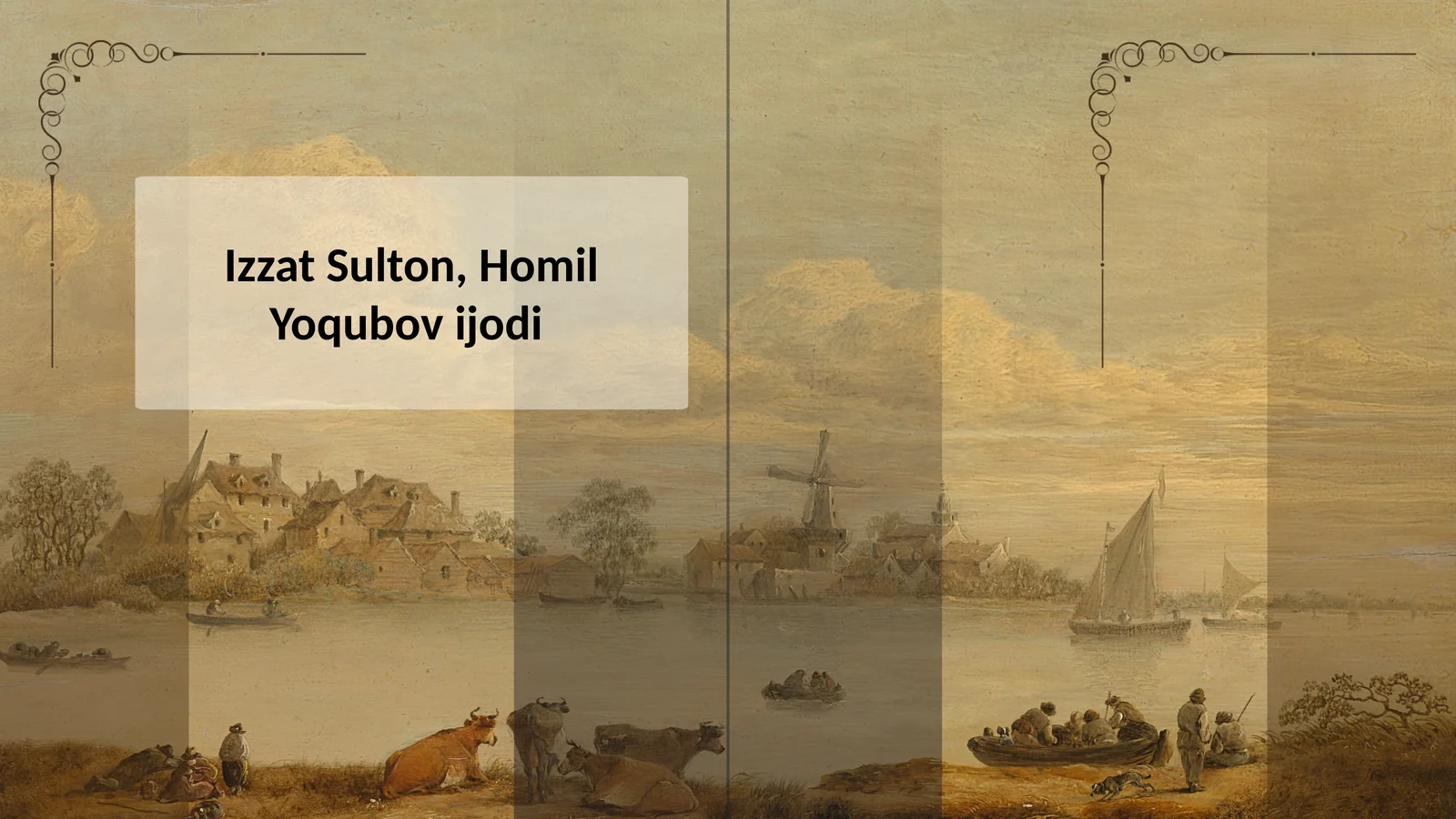 IzzatSulton,HomilYoqubovijodi