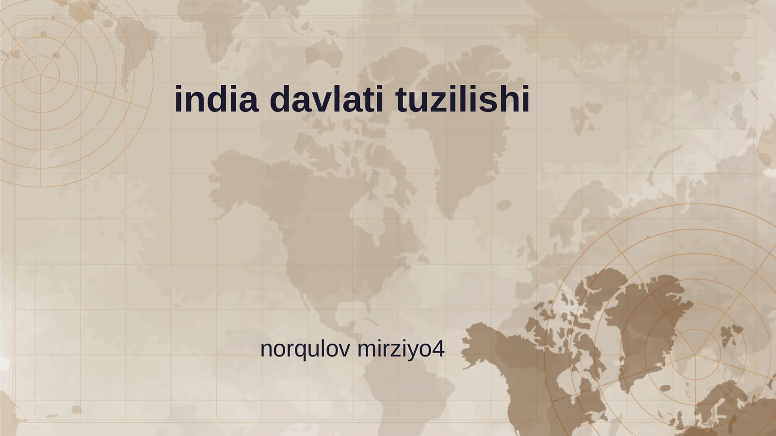India Davlati Tuzilishi