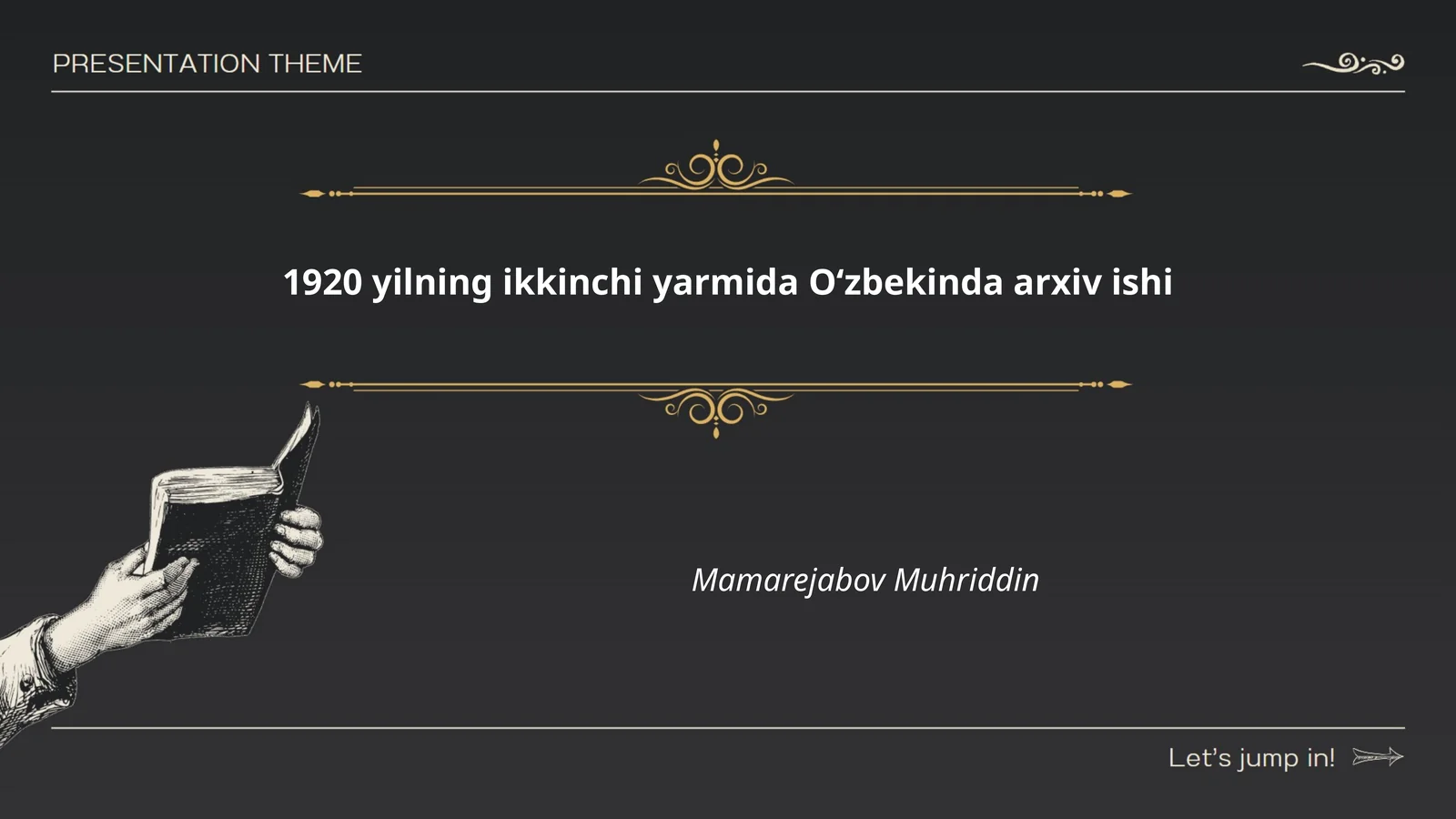 1920 yilning ikkinchi yarmida Oʻzbekinda arxiv ishi