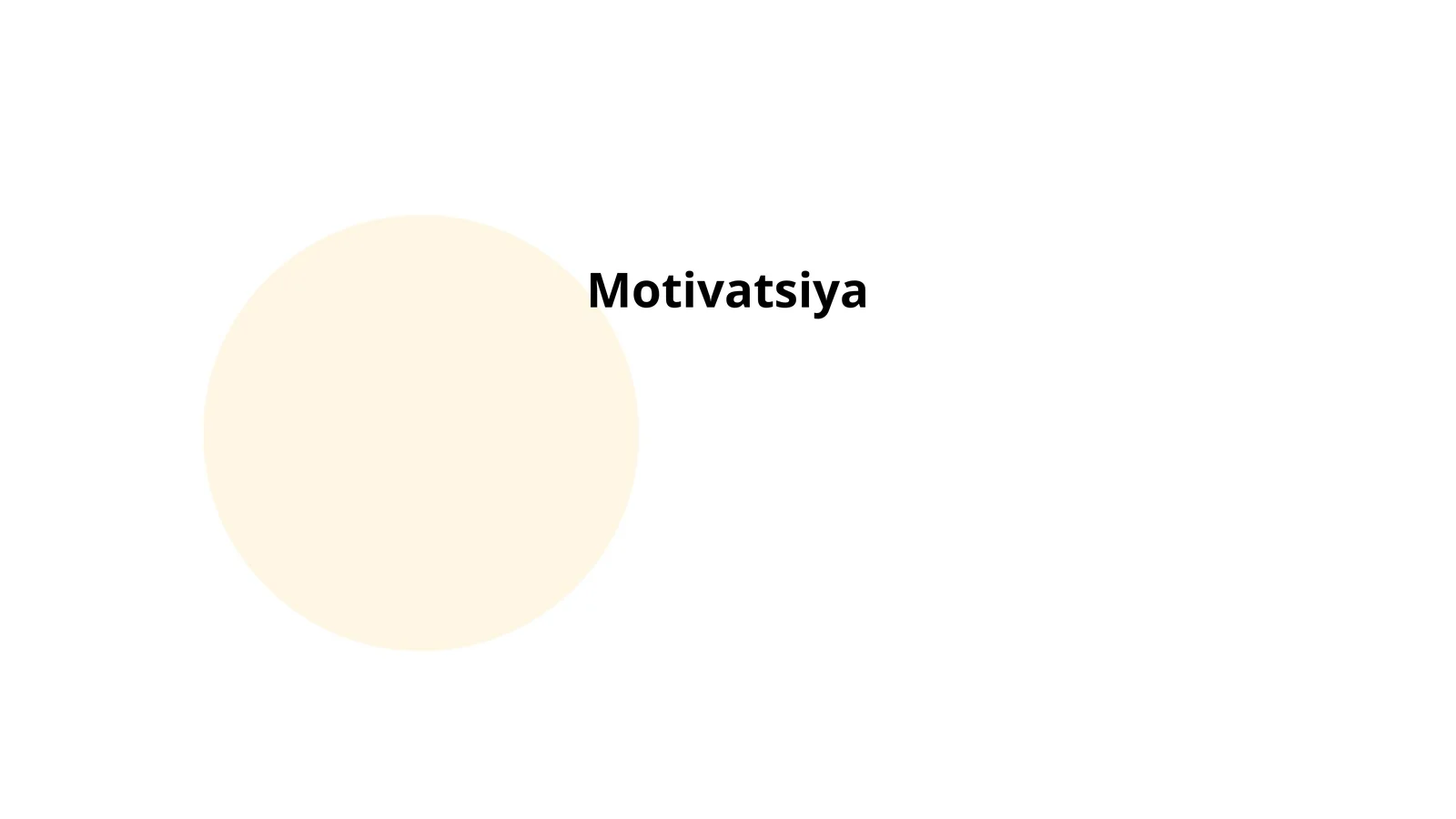 Motivatsiya