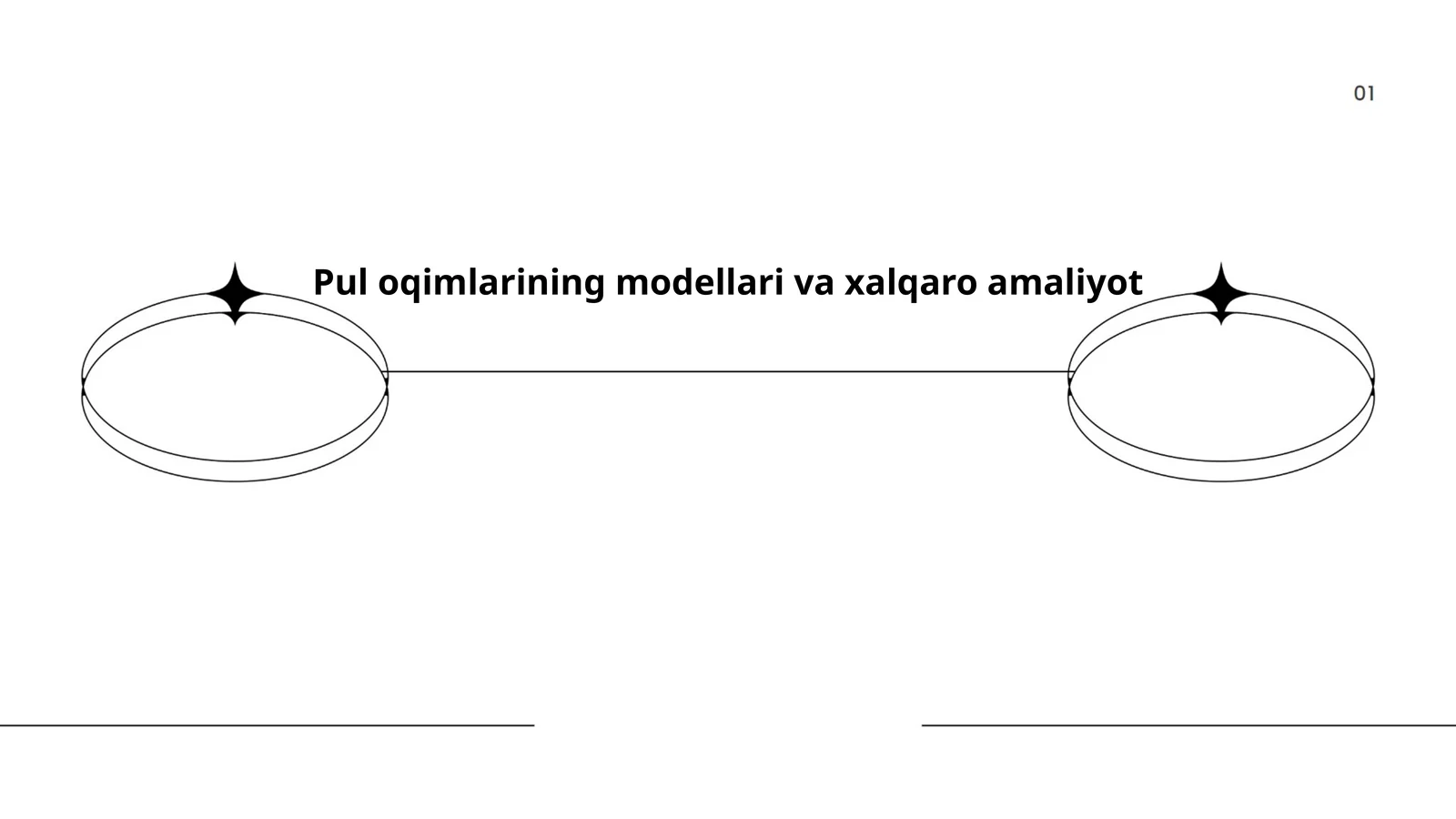 Pul oqimlarining modellari va xalqaro amaliyot