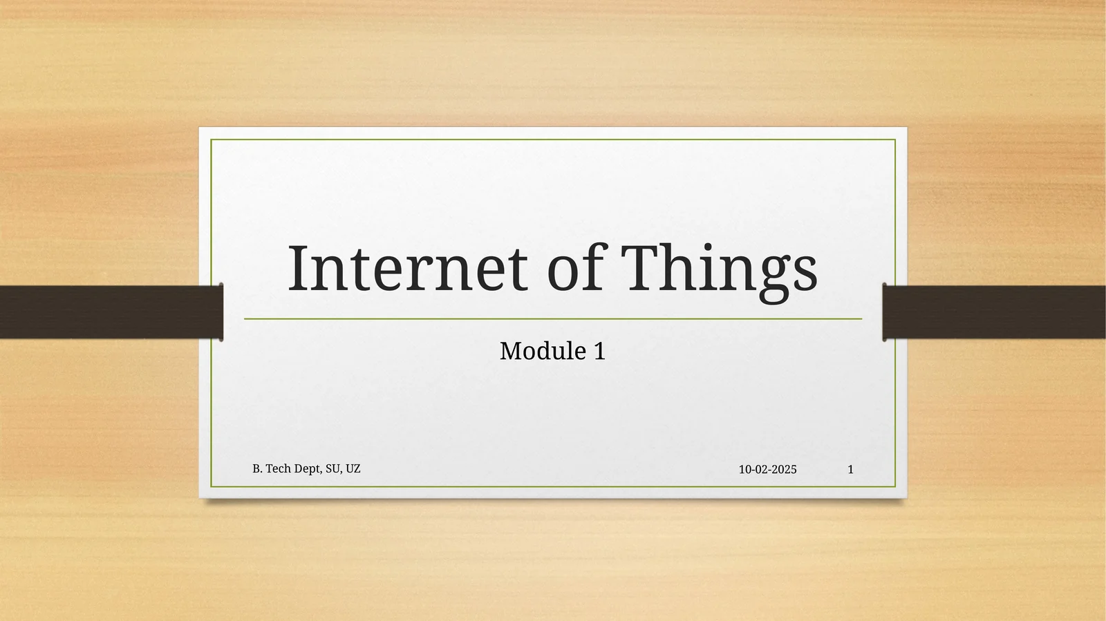 Internet of Things