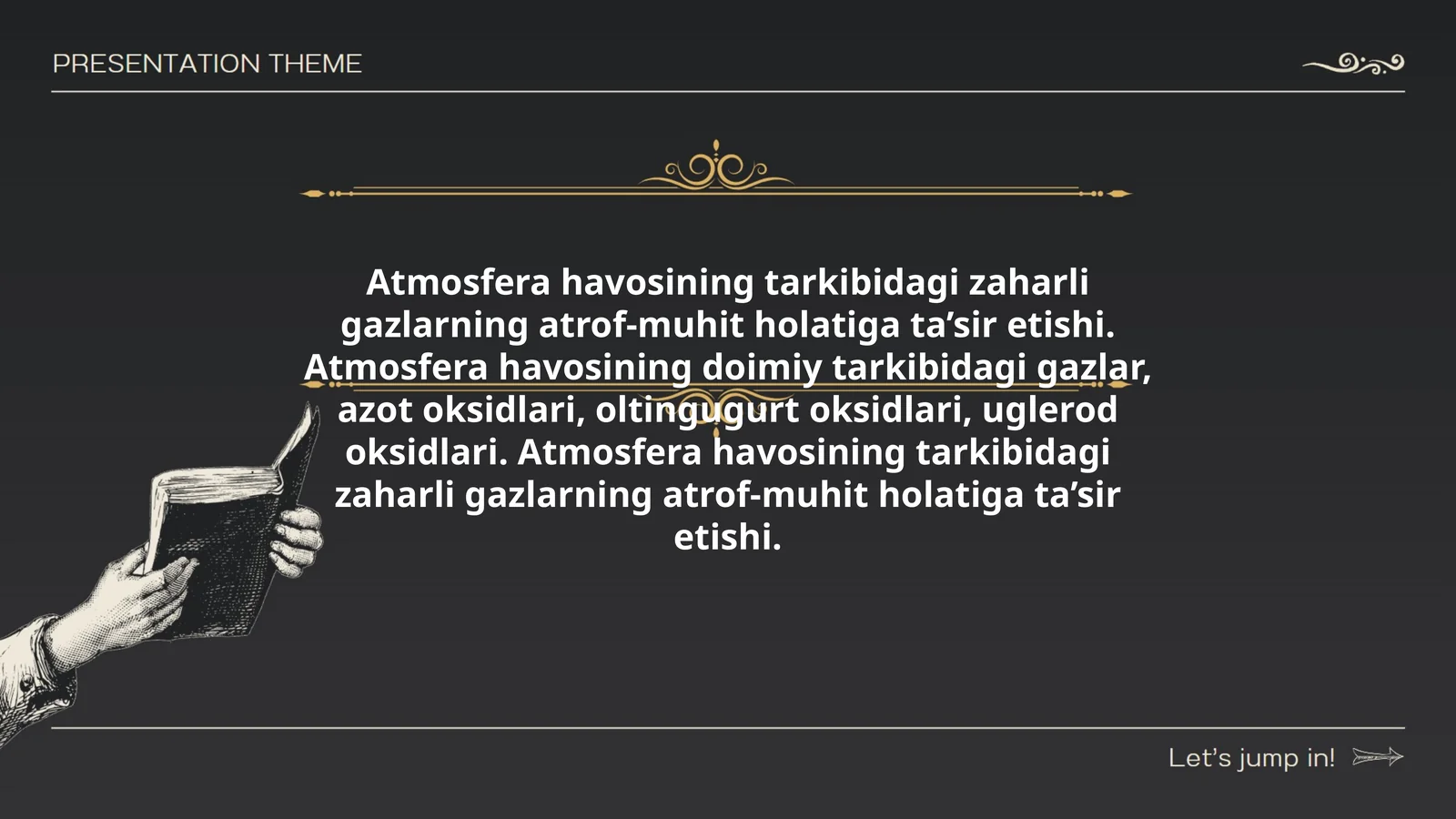 Atmosfera havosining tarkibi