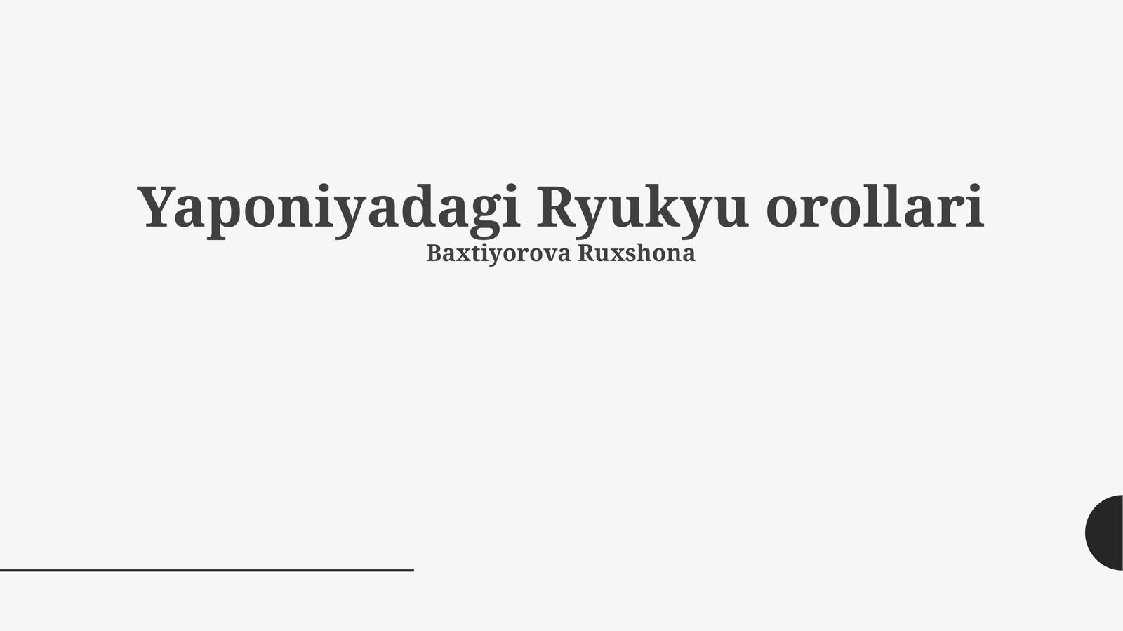 Yaponiyadagi Ryukyu orollari