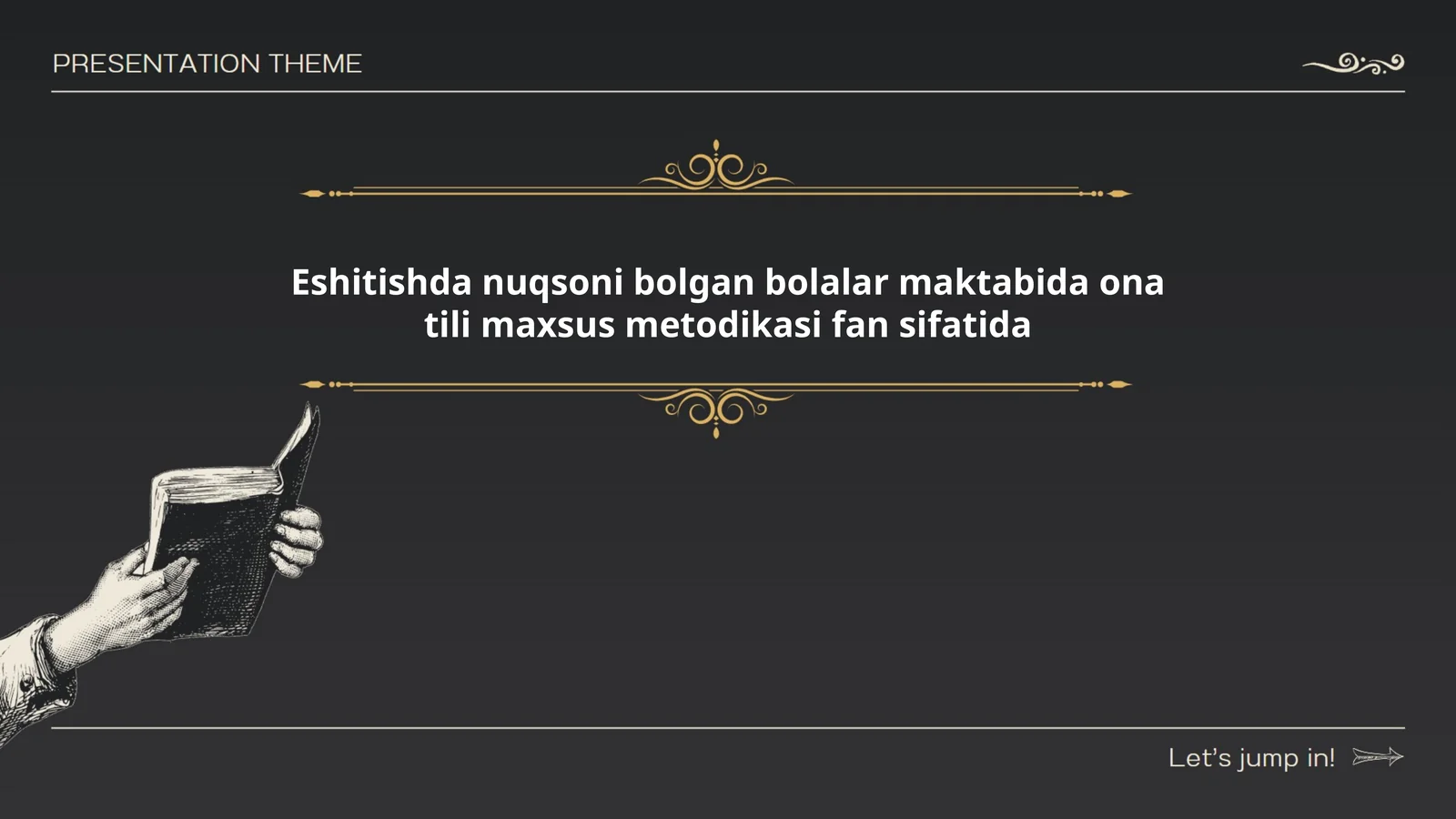 Eshitishda nuqsoni bo'lgan bolalar uchun ona tili o'qitish usullari