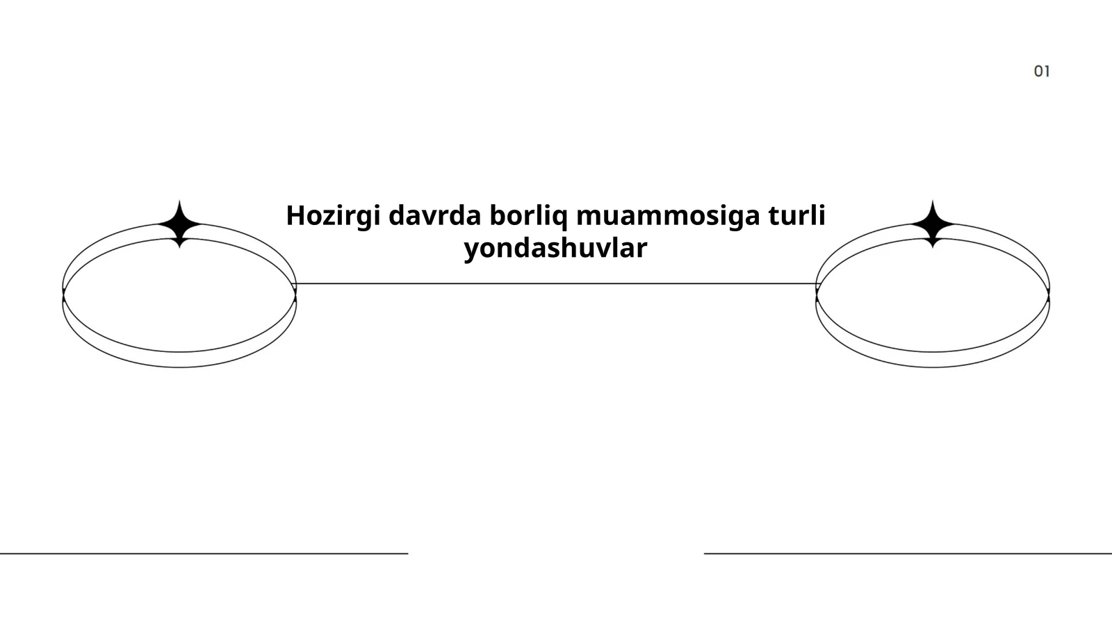 Hozirgi davrda borliq muammosiga turli yondashuvlar