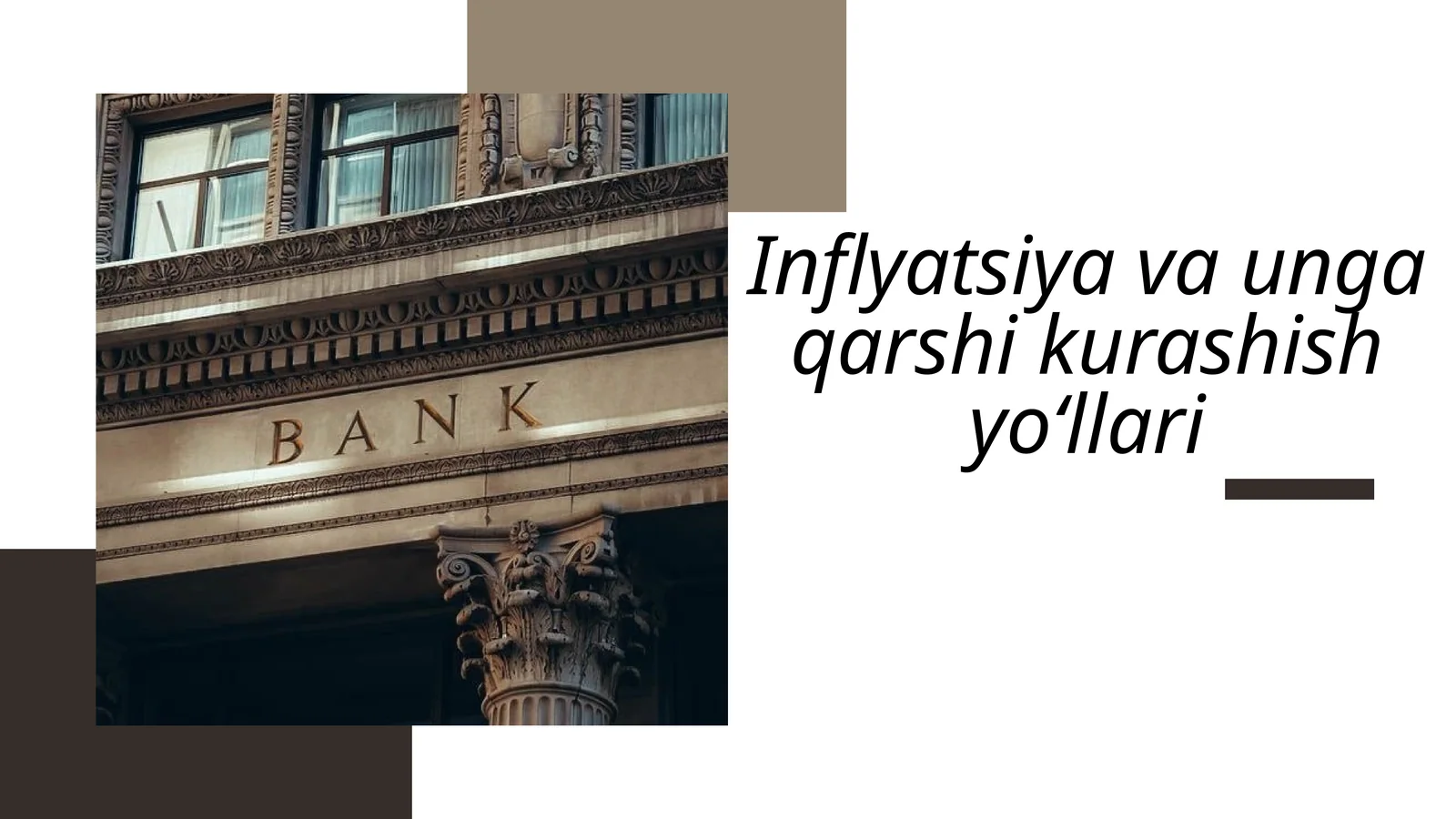 Inflyatsiyavaungaqarshikurashishyoʻllari
