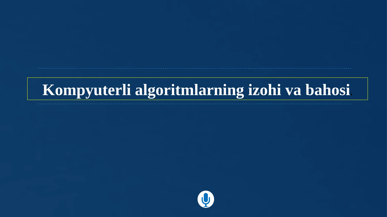 Tilning bazaviy tushunchalari