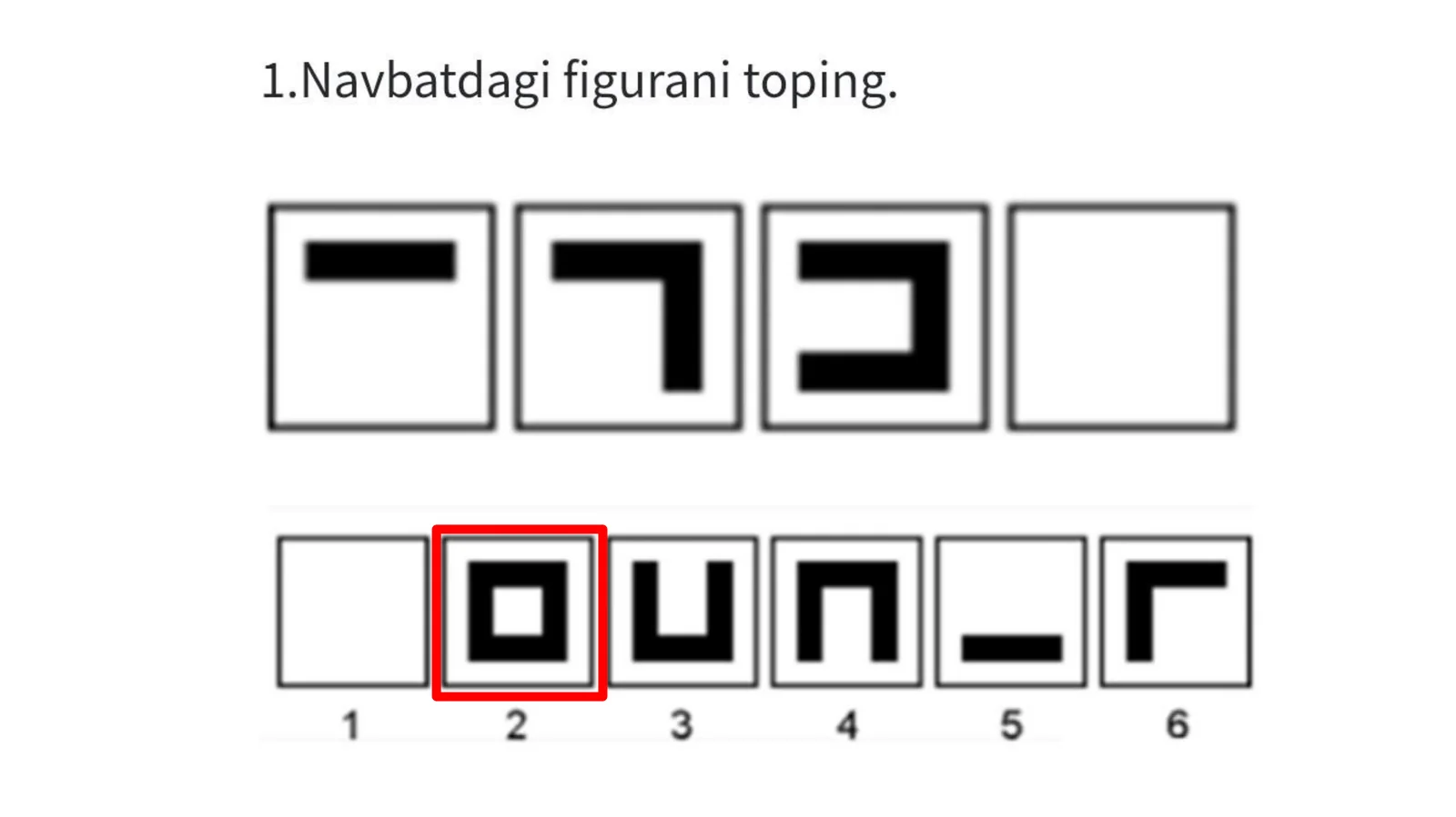 Agross tizimi uchun mantiqiy test sinov javoblari.