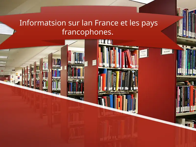 Informatsion sur lan France et les pays francophones.