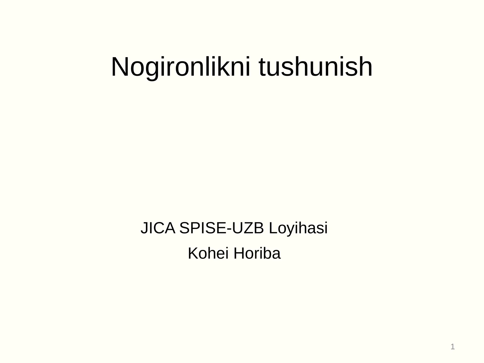 Nogironlikni tushunish