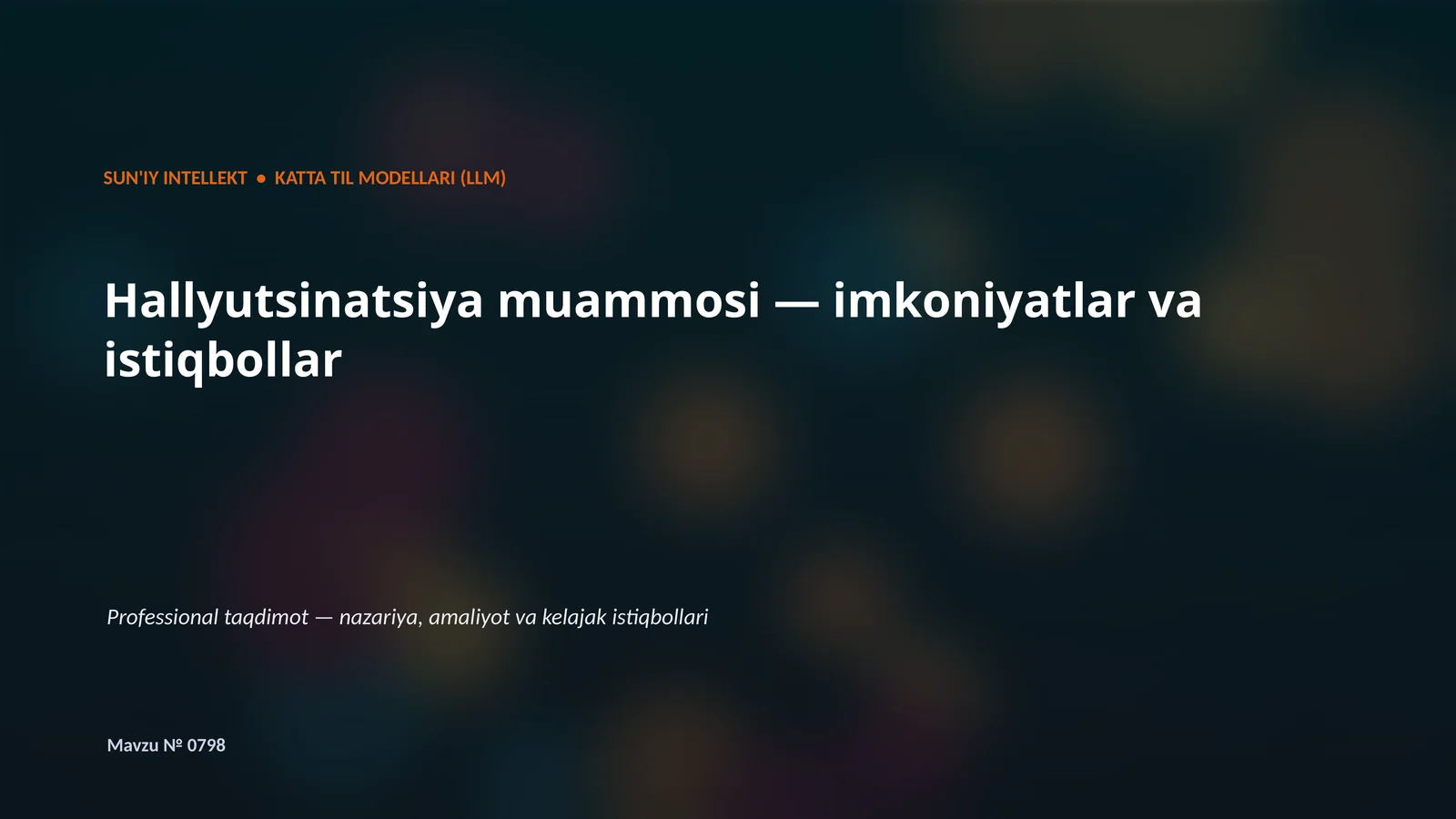 Katta til modellari — ulkan matn massivlarida