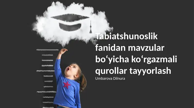 Tabiatshunoslik fanidan mavzular bo‘yicha ko‘rgazmali qurollar tayyorlash