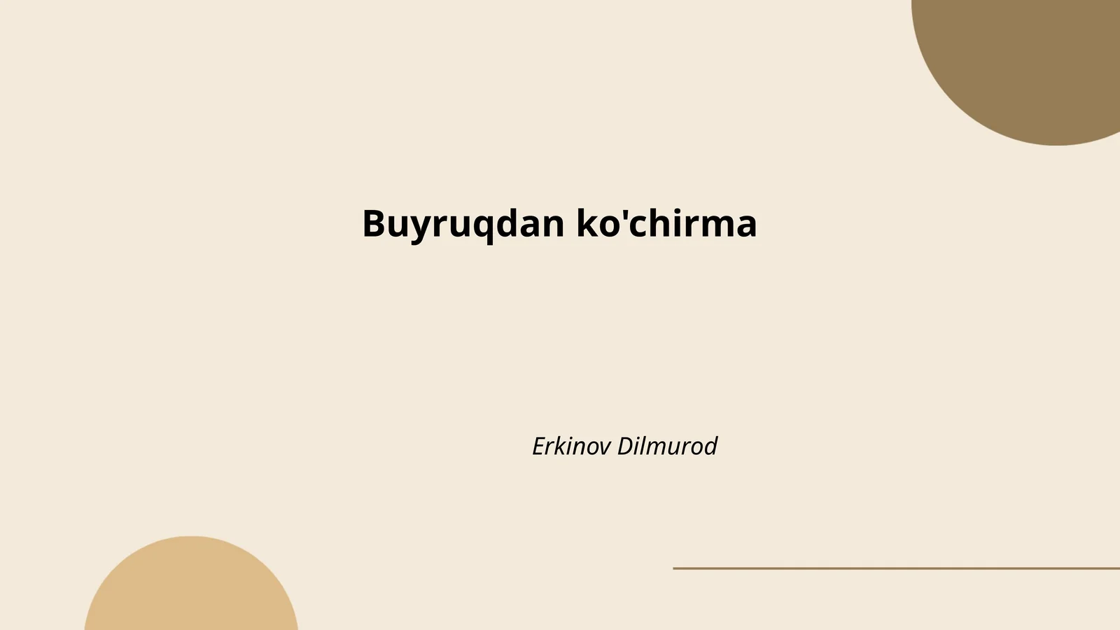 Buyruqdan ko'chirma