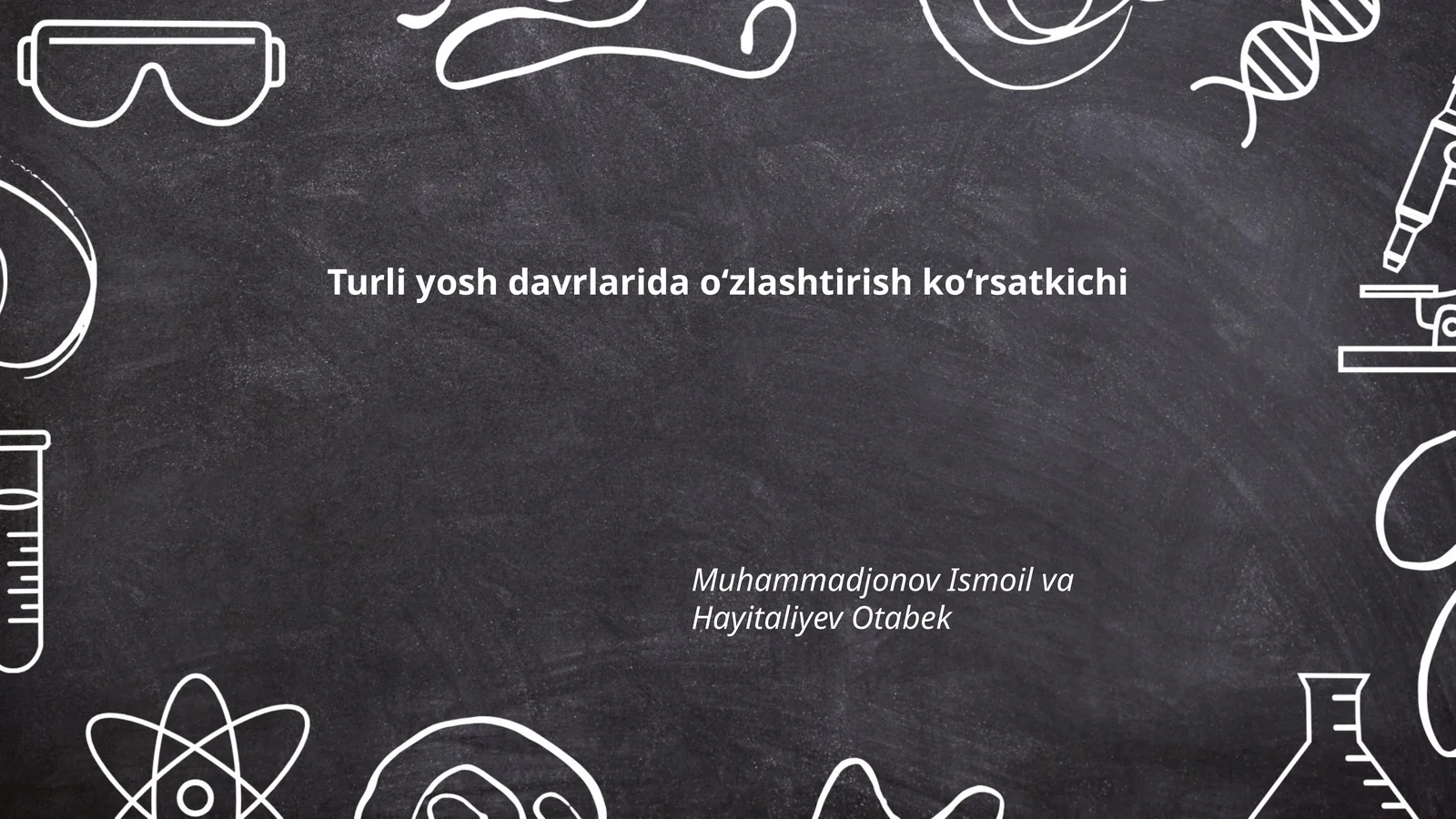 Turli yosh davrlarida oʻzlashtirish koʻrsatkichi