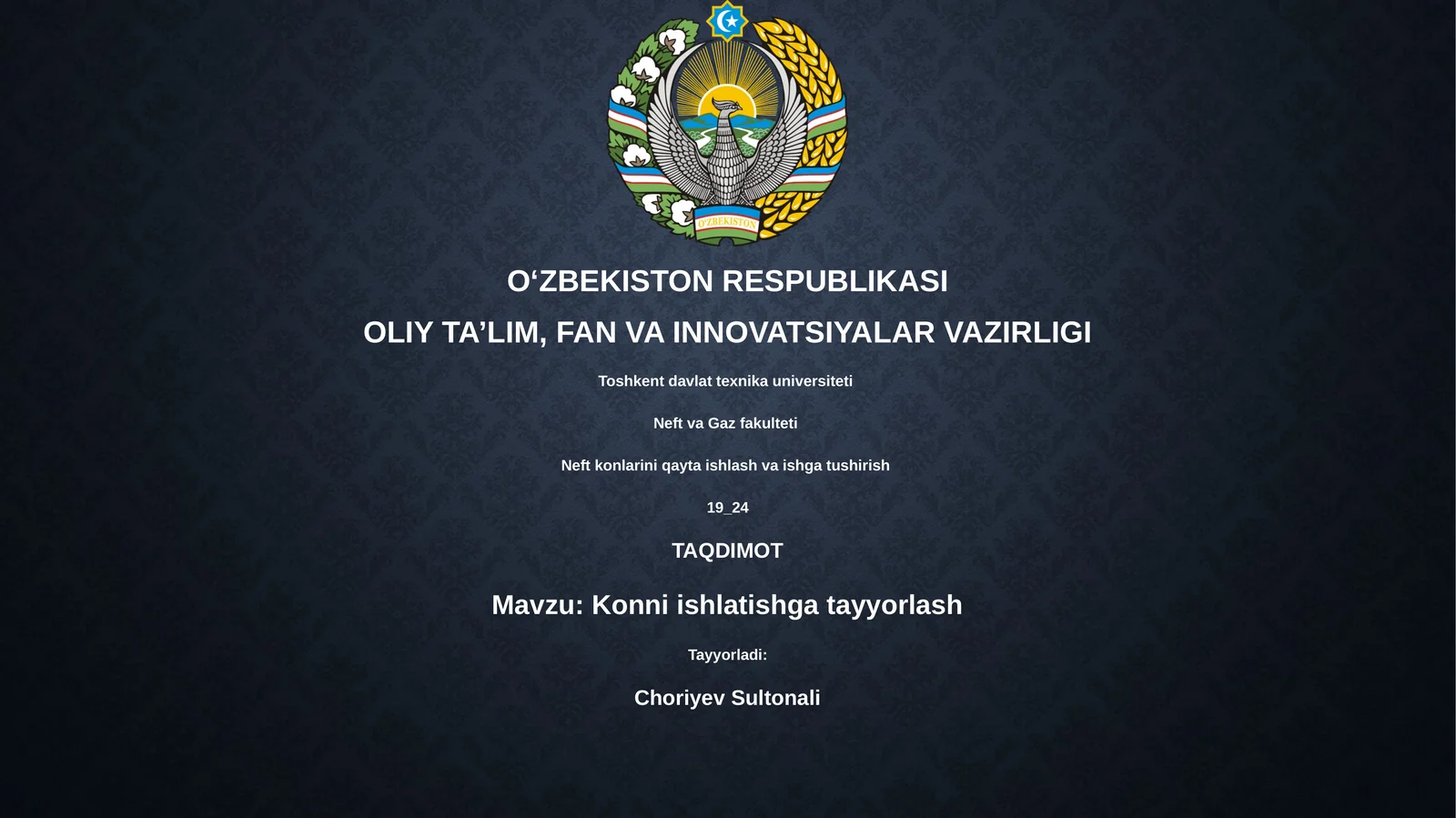 Konni ishlatishga tayyorlash