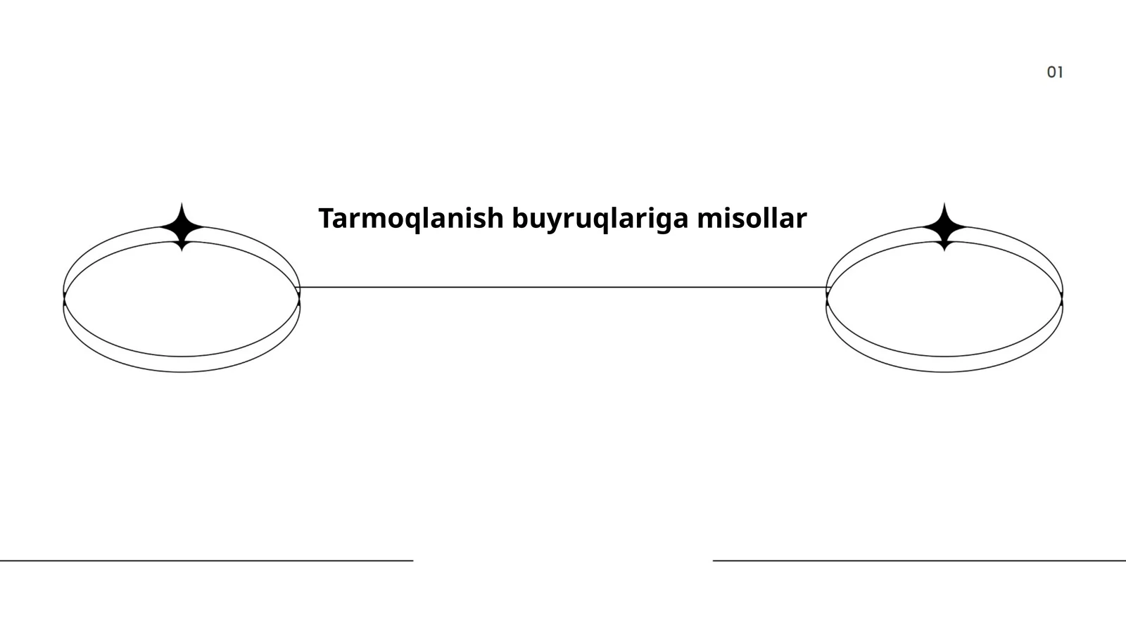 Tarmoqlanish buyruqlariga misollar