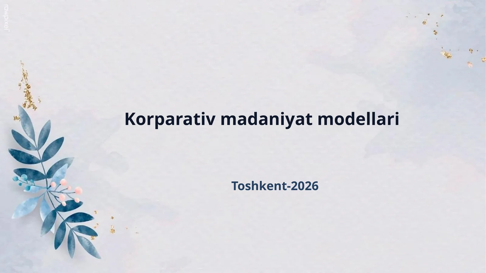 Korparativ madaniyat modellari