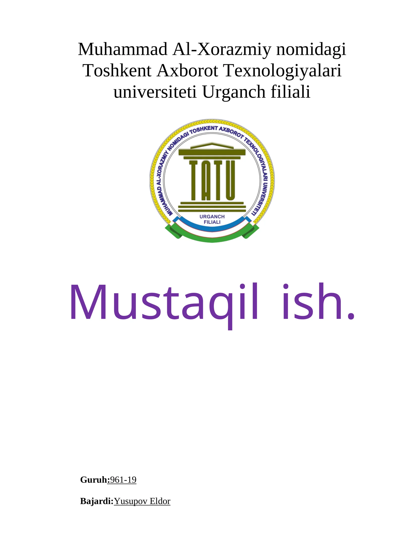 Malumotlarni vizualizatsiya qilish usullari