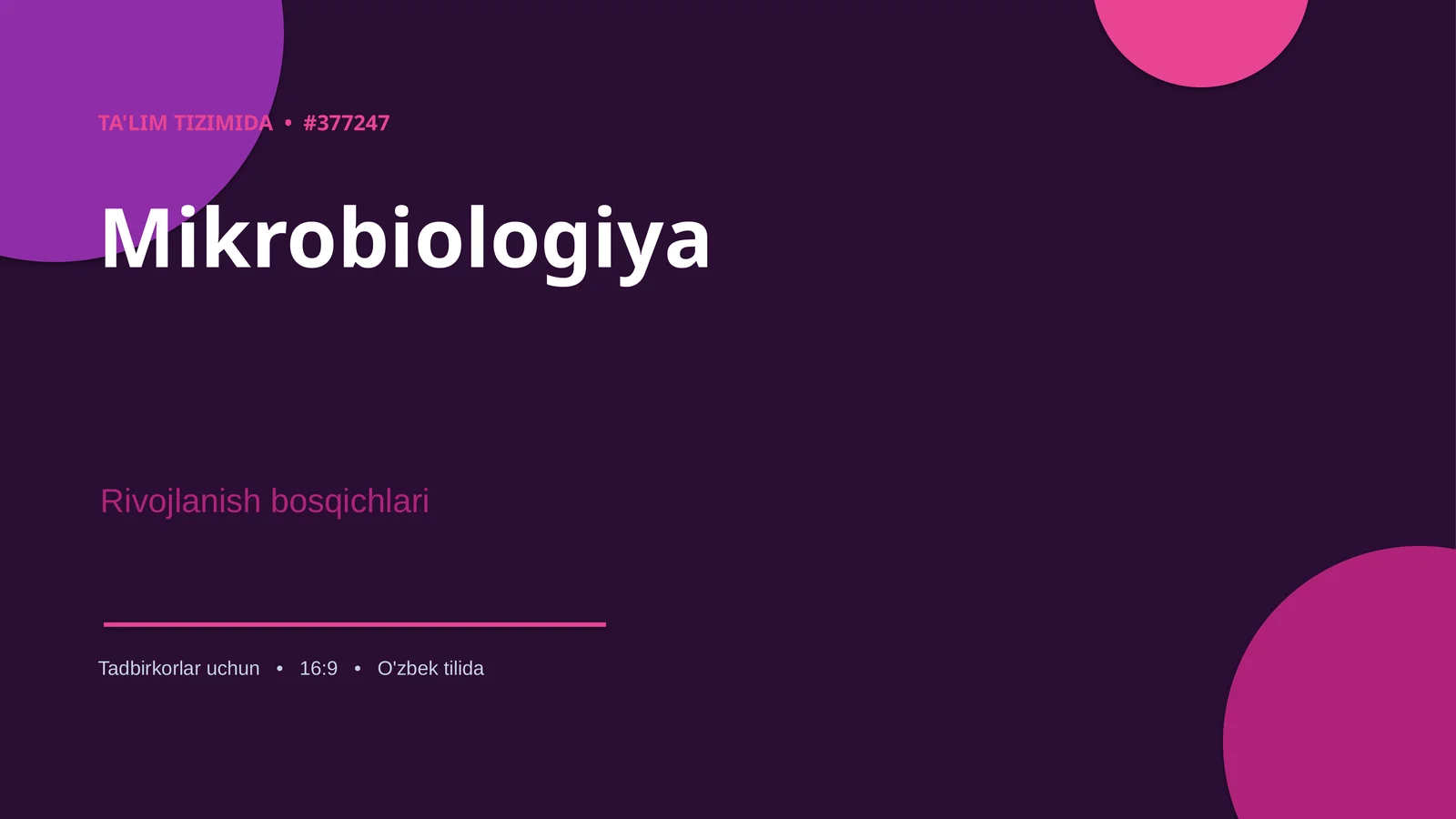 Mikrobiologiya