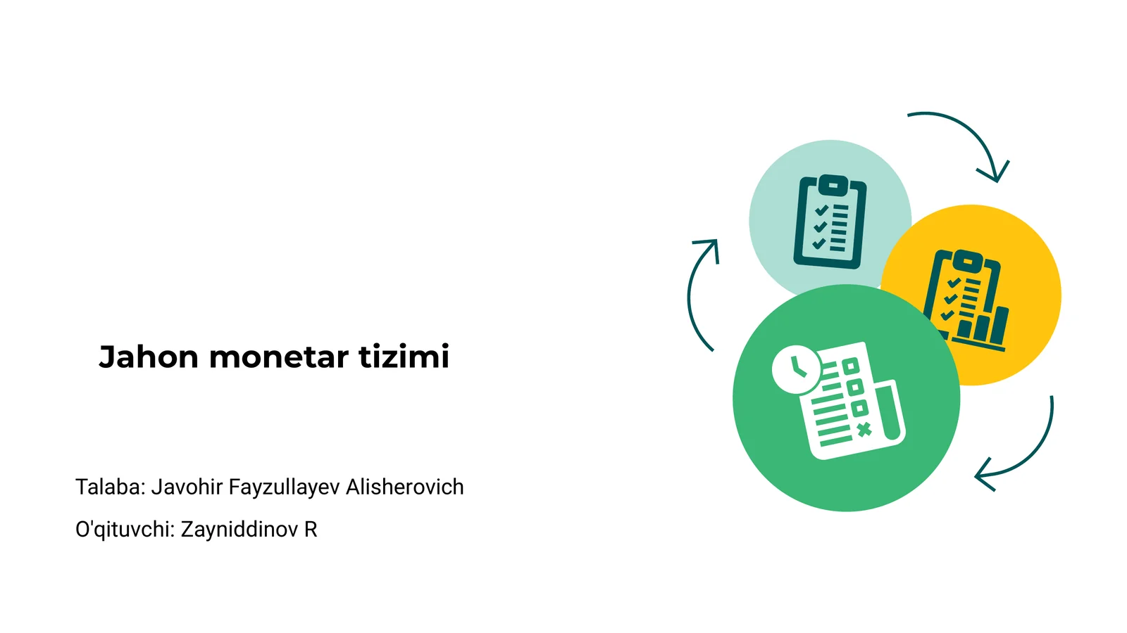 Jahon monetar tizimi