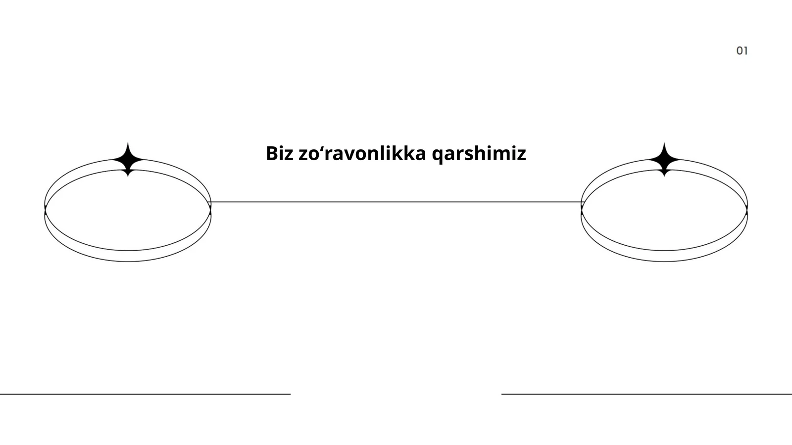 Biz zoʻravonlikka qarshimiz