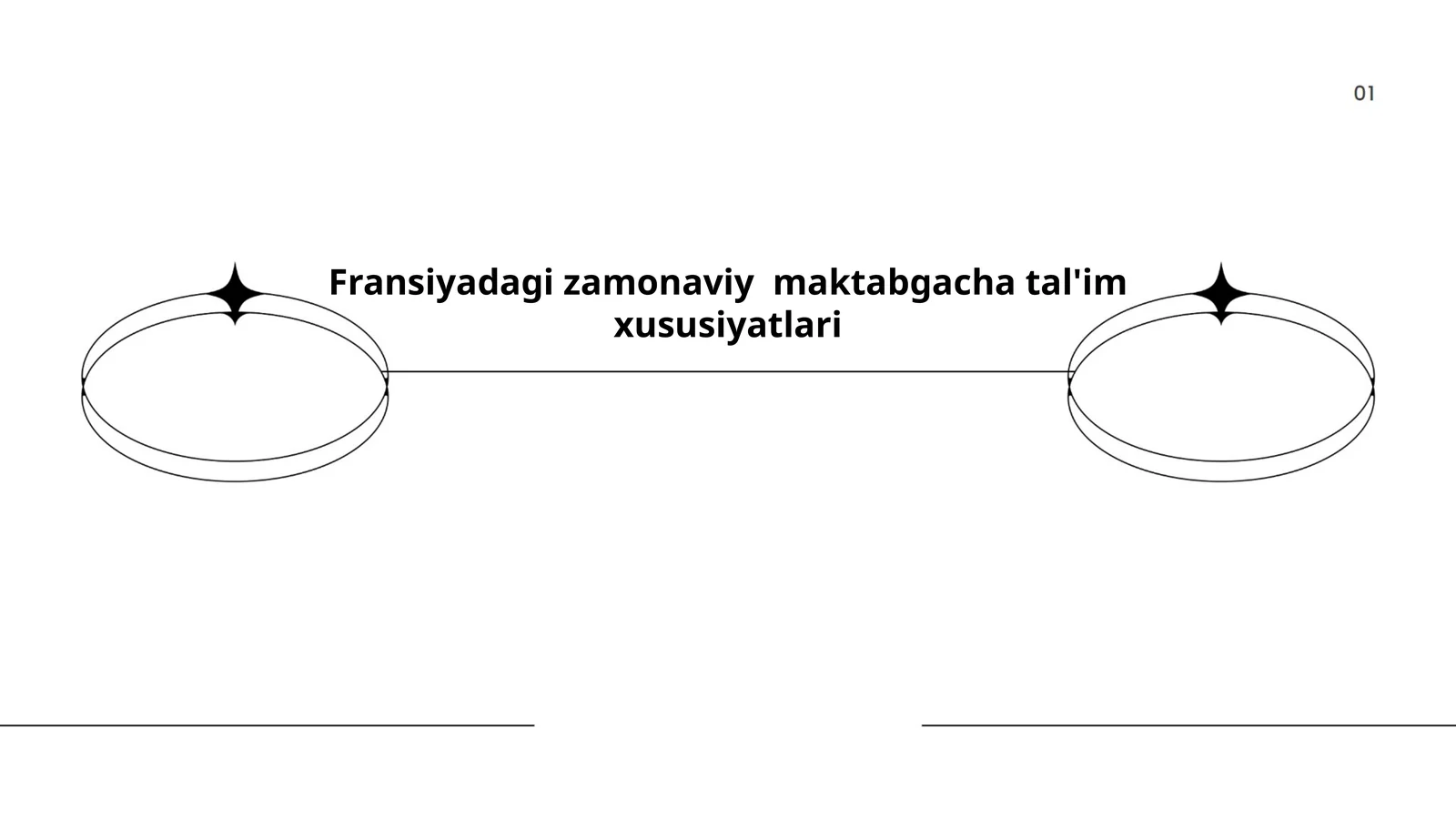Fransiyadagi zamonaviy maktabgacha tal'im xususiyatlari