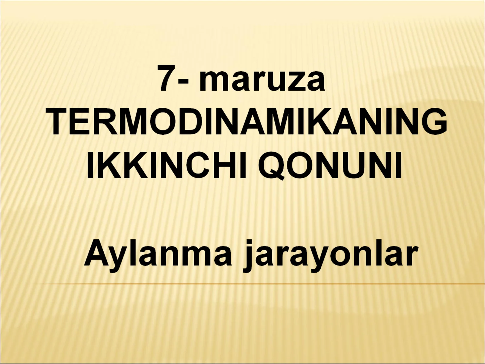 Aylanma jarayonlar