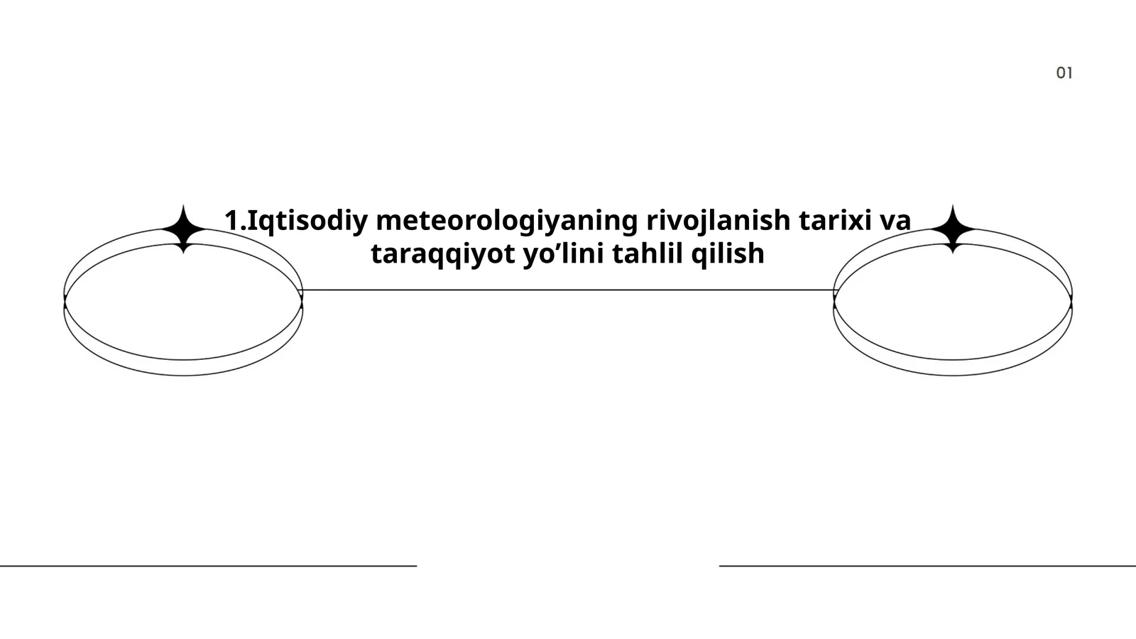 Iqtisodiy meteorologiyaning rivojlanish tarixi va taraqqiyot yo’lini tahlil qilish