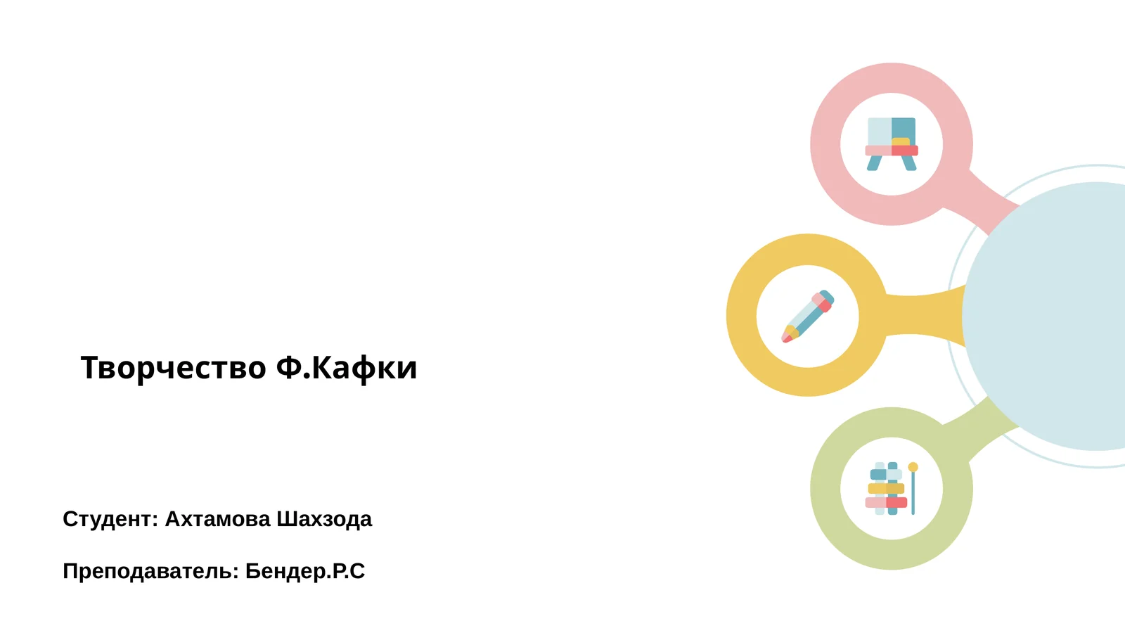 Творчество Ф.Кафки