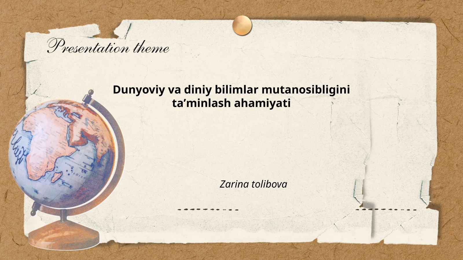 Dunyoviy va diniy bilimlar mutanosibligini taʼminlash ahamiyati