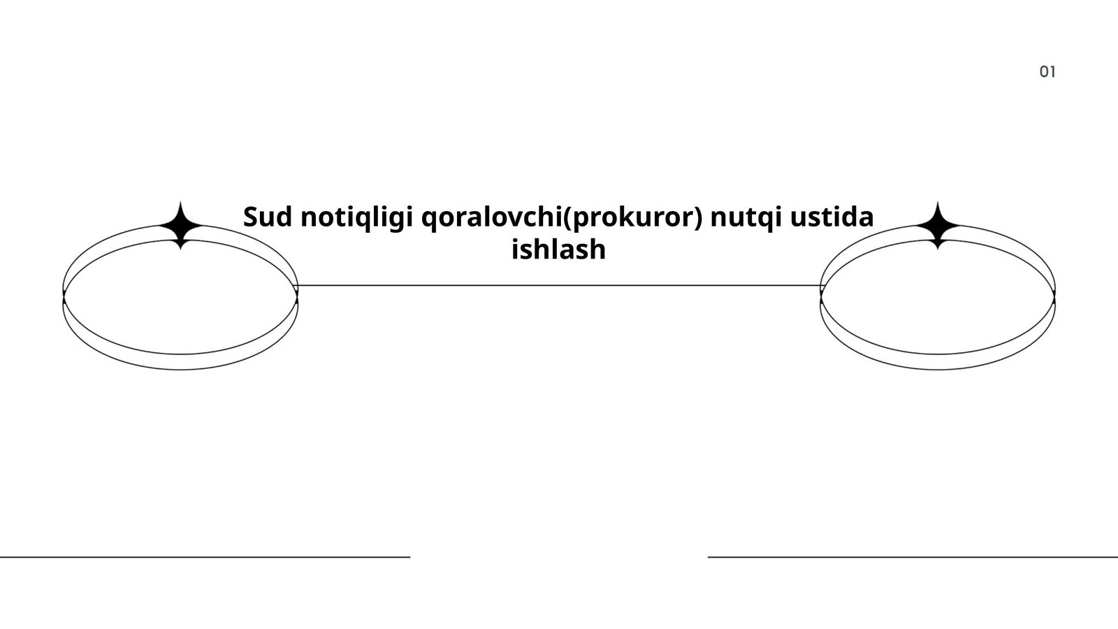 Sud notiqligi qoralovchi(prokuror) nutqi ustida ishlash
