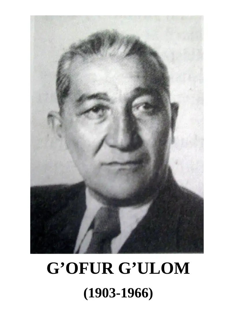 G’OFUR G’ULOM portreti