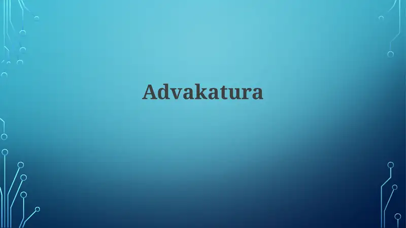 Advakatura