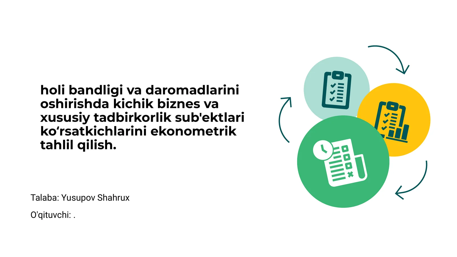 Holi Bandligi va Daromadlarni Oshiruvchi Asosiy Faktorlar