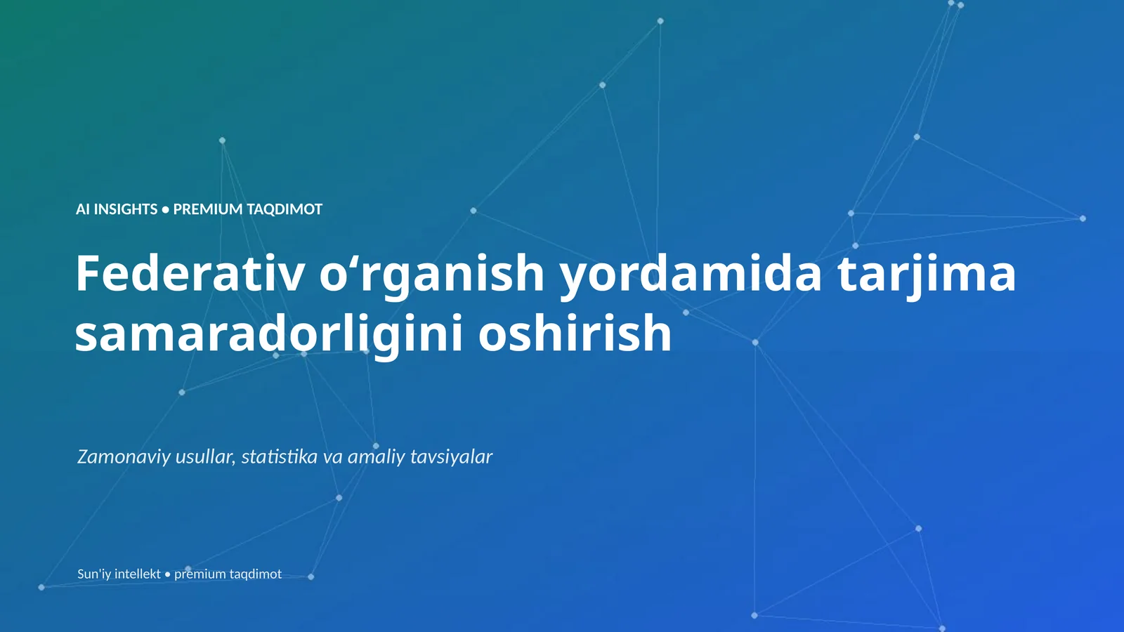 PREMIUM TAQDIMOT