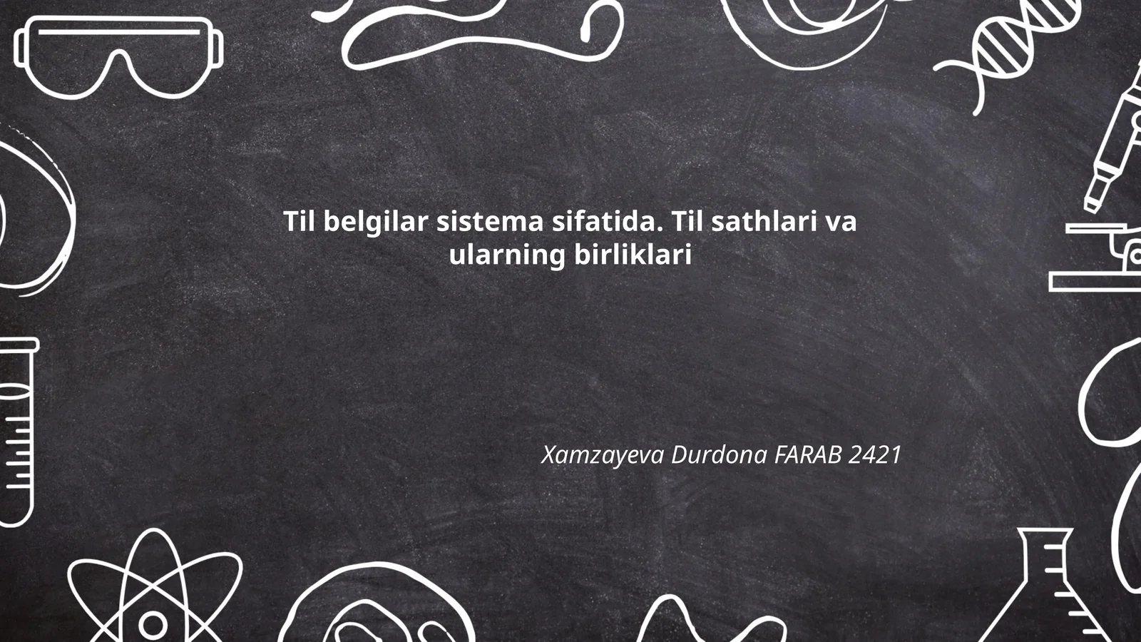 Semiotik tizimlar va til belgilarining xususiyatlari