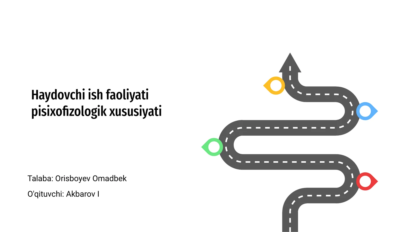 Haydovchi ish faoliyati pisixofizologik xususiyati