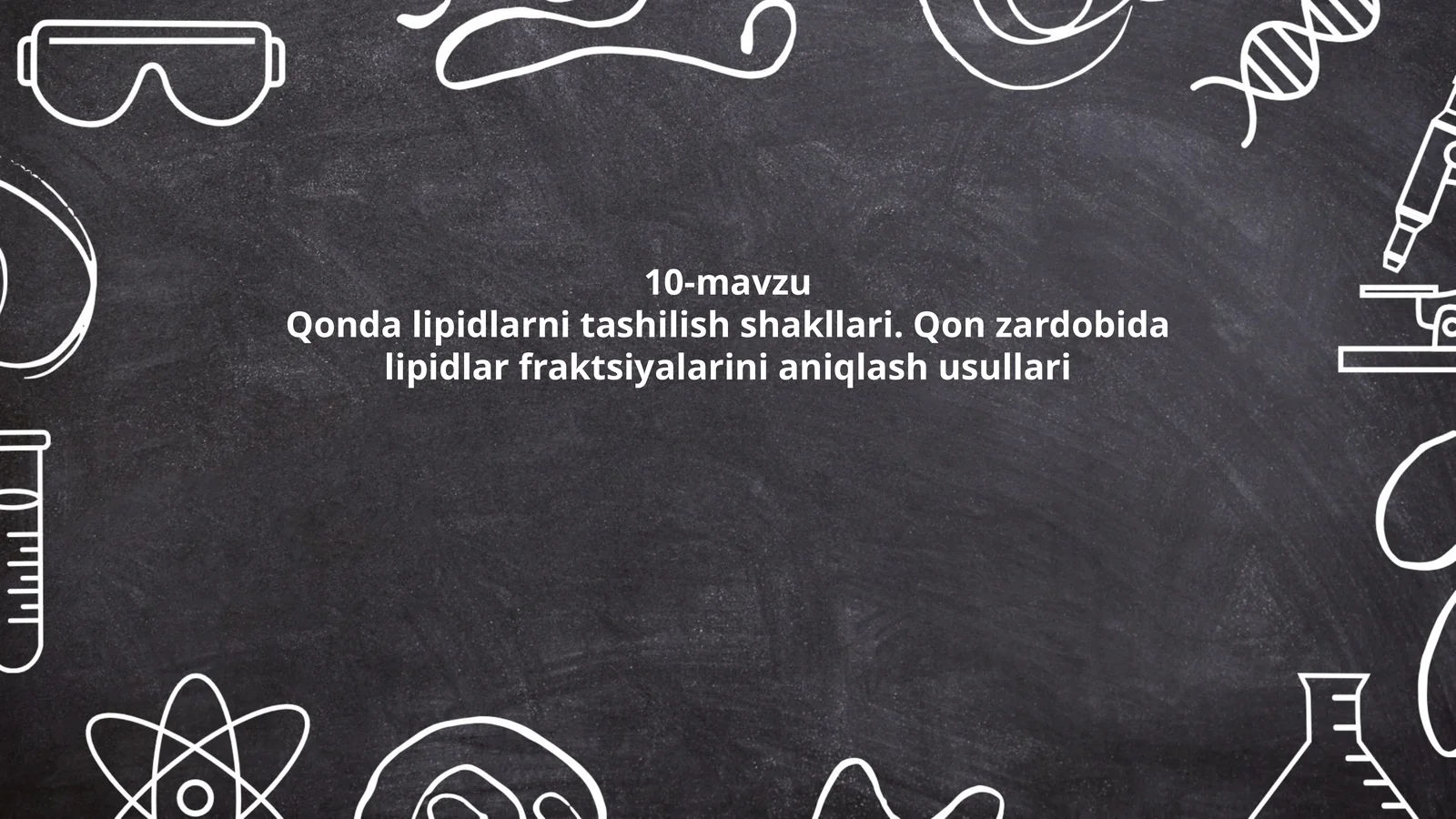 Qonda lipidlarni tashilish shakllari. Qon zardobida lipidlar fraktsiyalarini aniqlash usullari