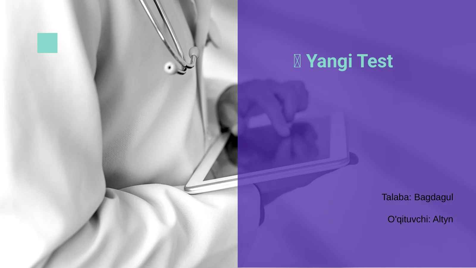 💠Yangi Test