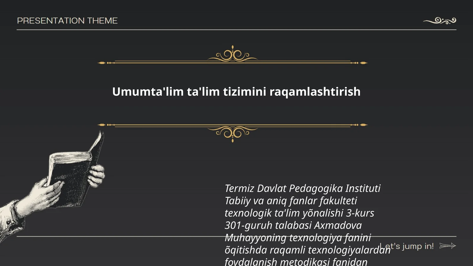 Umumta'lim ta'lim tizimini raqamlashtirish